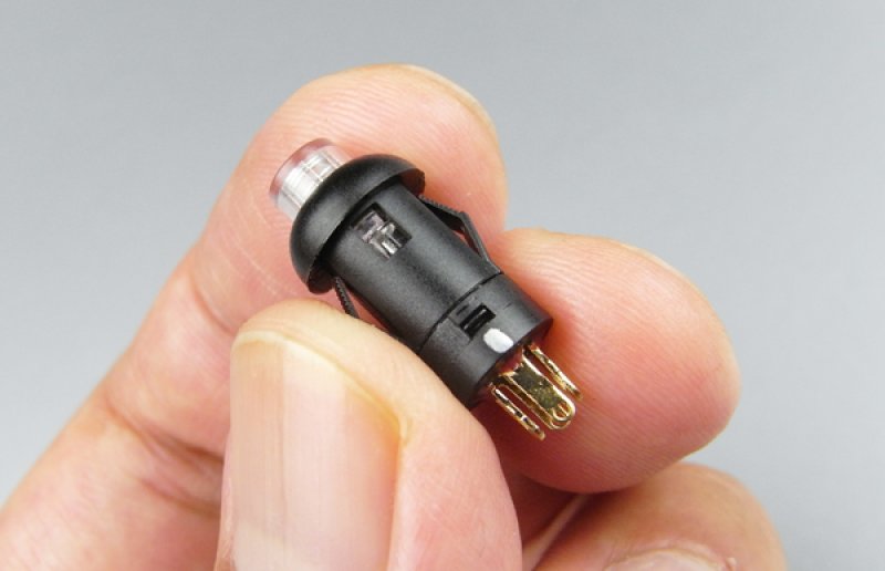 画像3: 超小型LED付プッシュスイッチキット12V用 (3)