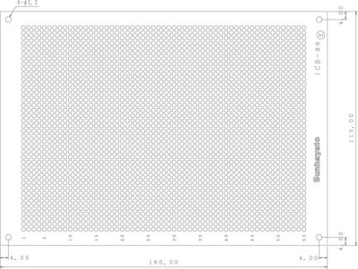 画像1: ユニバーサル基板115mm×160mm