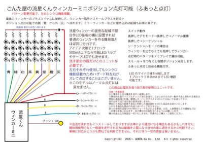 画像1: ウィポジ流星ウィンカーミニNEO左右セット