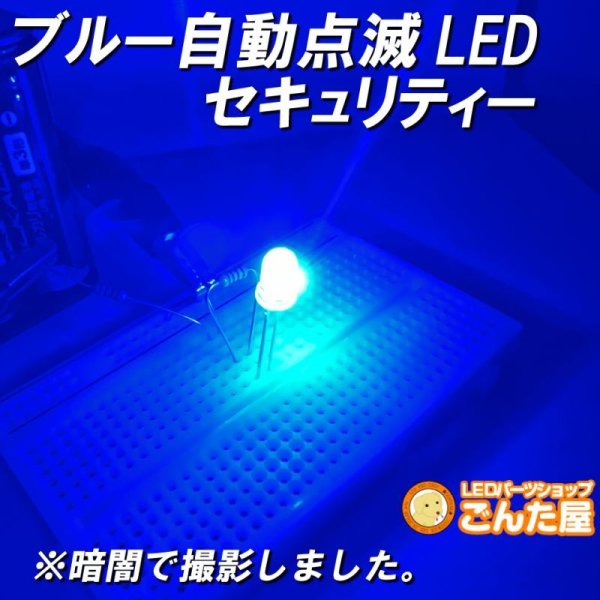 画像1: 自動点滅ブルーLED・ダミーセキュリティー (1)