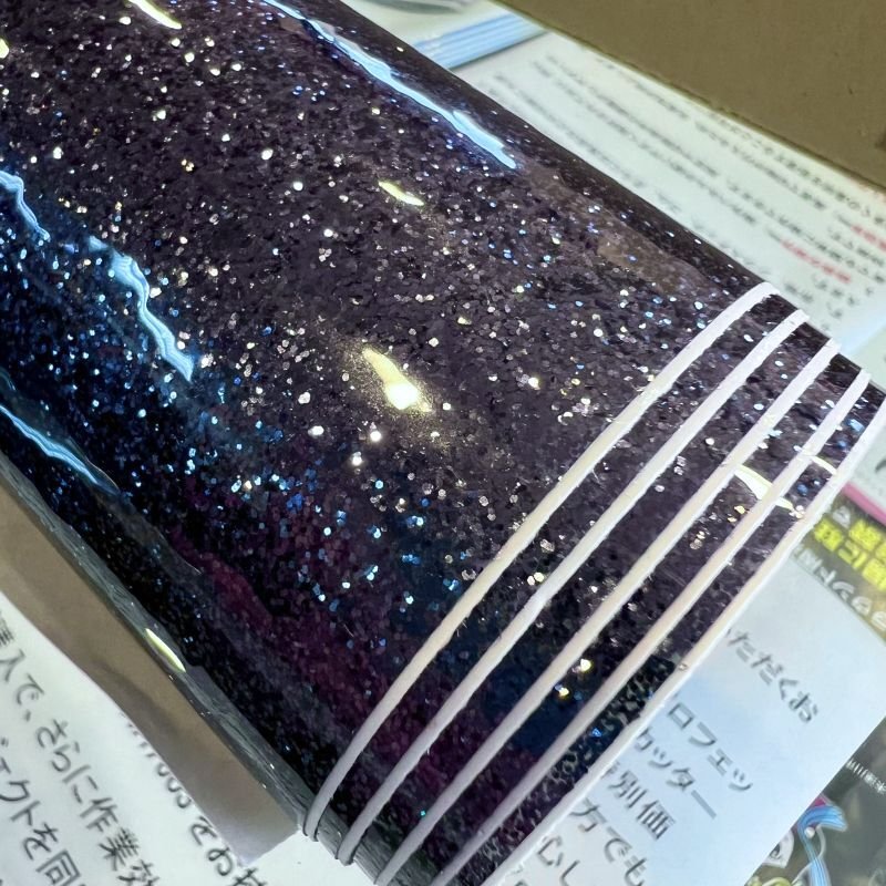 画像1: のこり１本！ギャラクシーブラックスターダストシート1メートル×１メートル限定品