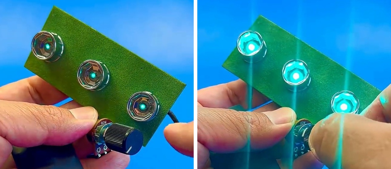 CK-3ABによるLEDの明るさ比較